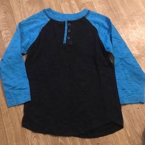 Boys 3T Smiths American half button long sleeve shirt